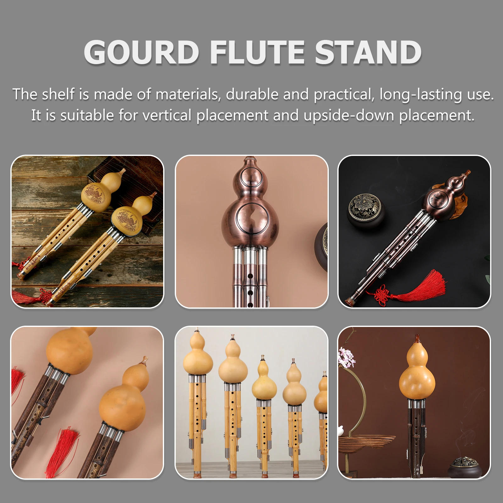 Wall Hook Instrument Rack Cucurbit Flute Holding Shelf Wooden Holder Wall-Mounted Storage Display Hanging
Wall Hook Instrument Rack Cucurbit Flute Holding Shelf Wooden Holder Wall-Mounted Storage Display Hanging