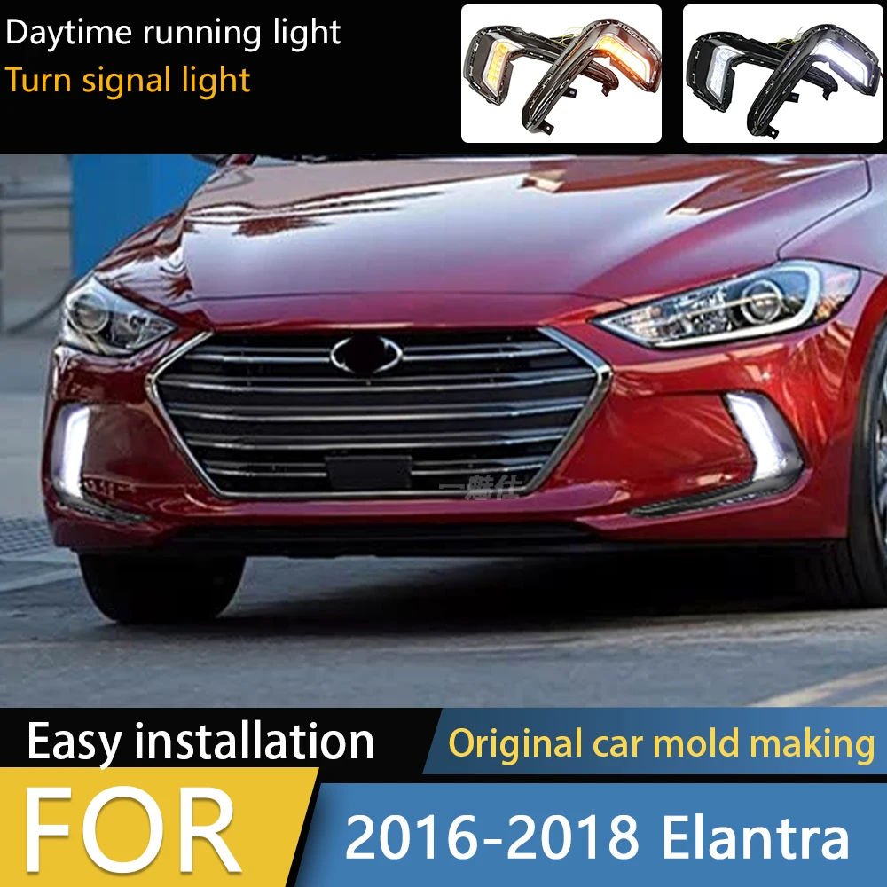 Противотуманные фары для Hyundai Elantra 2016 2017 2018, светодиодные DRL, противотуманные фары, передний бампер, фары дневного света, указатель поворота, водонепроницаемый 
Противотуманные фары для Hyundai Elantra 2016 2017 2018, светодиодные DRL, противотуманные фары, передний бампер, фары дневного света, указатель поворота, водонепроницаемый