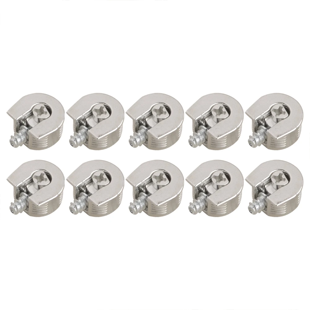 10 Pcs Shelf Connection Shelves Eccentric Plate Holder Silver Zinc Alloy Fittings
10 Pcs Shelf Connection Shelves Eccentric Plate Holder Silver Zinc Alloy Fittings