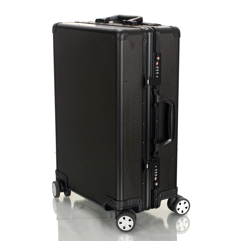 20 inch light real carbon fiber trolley case, aluminum frame, men's and women's business boarding case, silent universal
20 inch light real carbon fiber trolley case, aluminum frame, men's and women's business boarding case, silent universal