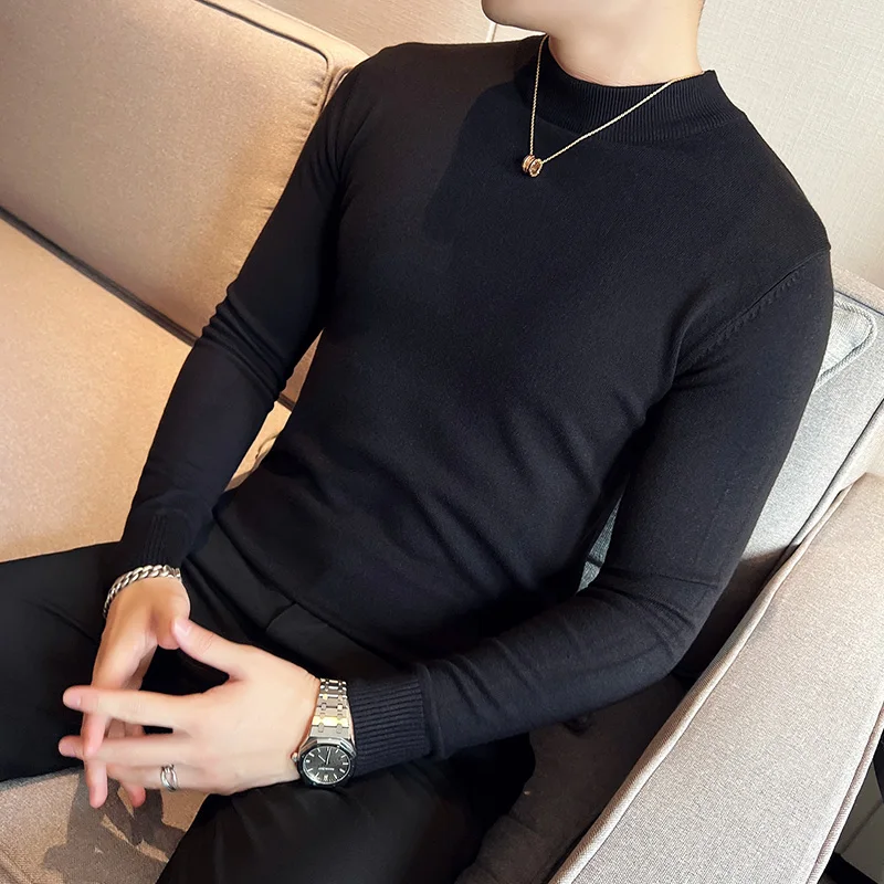 New Autumn Winter Long Sleeves Every Men 2024 Europe United States Simple Slim Fashion Casual Half Turtleneck Sweater Pullover
New Autumn Winter Long Sleeves Every Men 2024 Europe United States Simple Slim Fashion Casual Half Turtleneck Sweater Pullover
