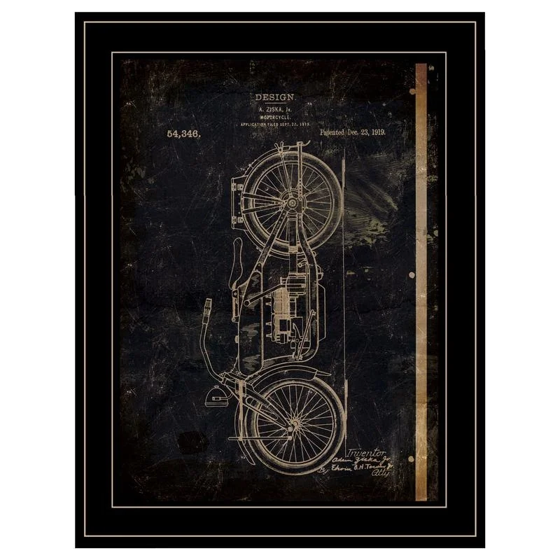 Motor Bike Patent I Framed Print Black Frame Ready to Hang
Motor Bike Patent I Framed Print Black Frame Ready to Hang