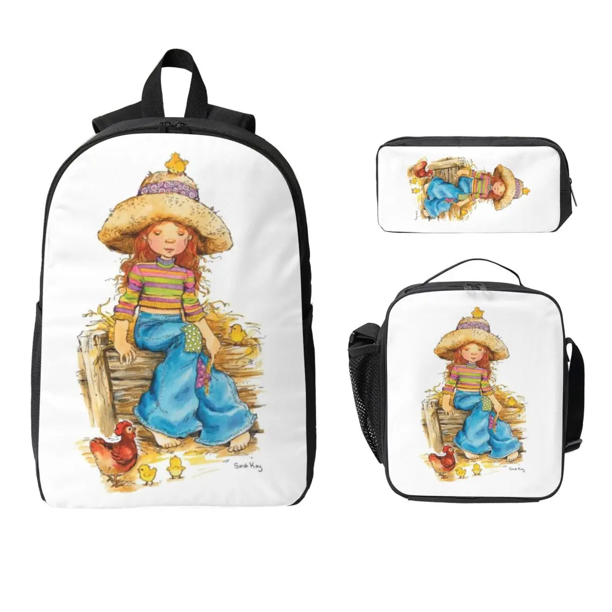 Рюкзак Sarah Kay Swing для девочек, студенческий рюкзак для мальчиков и девочек, школьная сумка, компьютерные сумки на плечо, изолированная сумка для обеда, пенал 3 шт.
Рюкзак Sarah Kay Swing для девочек, студенческий рюкзак для мальчиков и девочек, школьная сумка, компьютерные сумки на плечо, изолированная сумка для обеда, пенал 3 шт.
