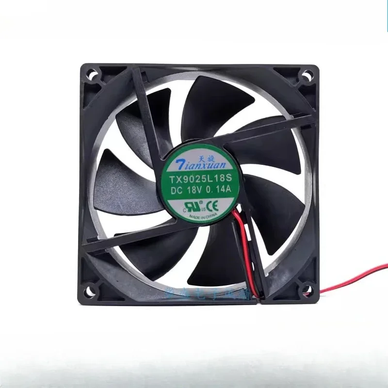 Brand new Tianxuan TX9025L18S 18V 0.14A 9CM 9025 refrigerator thermostat cooling fan
Brand new Tianxuan TX9025L18S 18V 0.14A 9CM 9025 refrigerator thermostat cooling fan