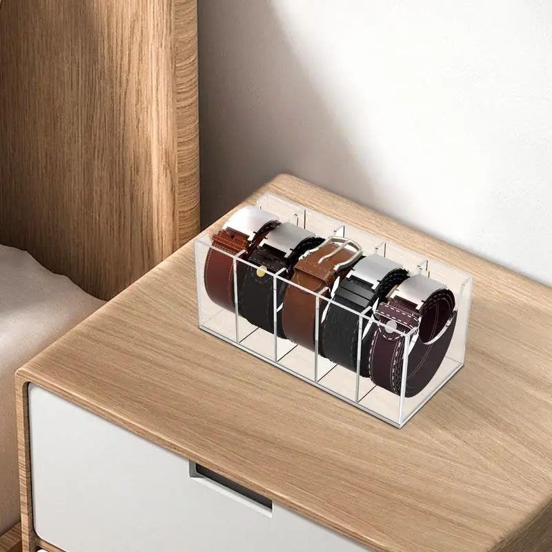 Acrylic Belt Storage Clear Belt Tie Case With Compartments Compartments Display Case Clear Belt Tie Case For Closet Organization
Acrylic Belt Storage Clear Belt Tie Case With Compartments Compartments Display Case Clear Belt Tie Case For Closet Organization