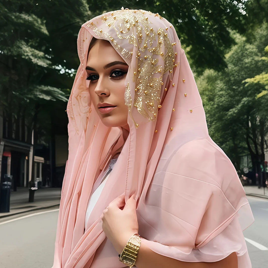 Muslim Chiffon Hijab Beaded Femme Musulman Long Scarf Shawls Wrap Women Dubai Headscarf Wedding Party Turbante Foulard Bandanas
Muslim Chiffon Hijab Beaded Femme Musulman Long Scarf Shawls Wrap Women Dubai Headscarf Wedding Party Turbante Foulard Bandanas