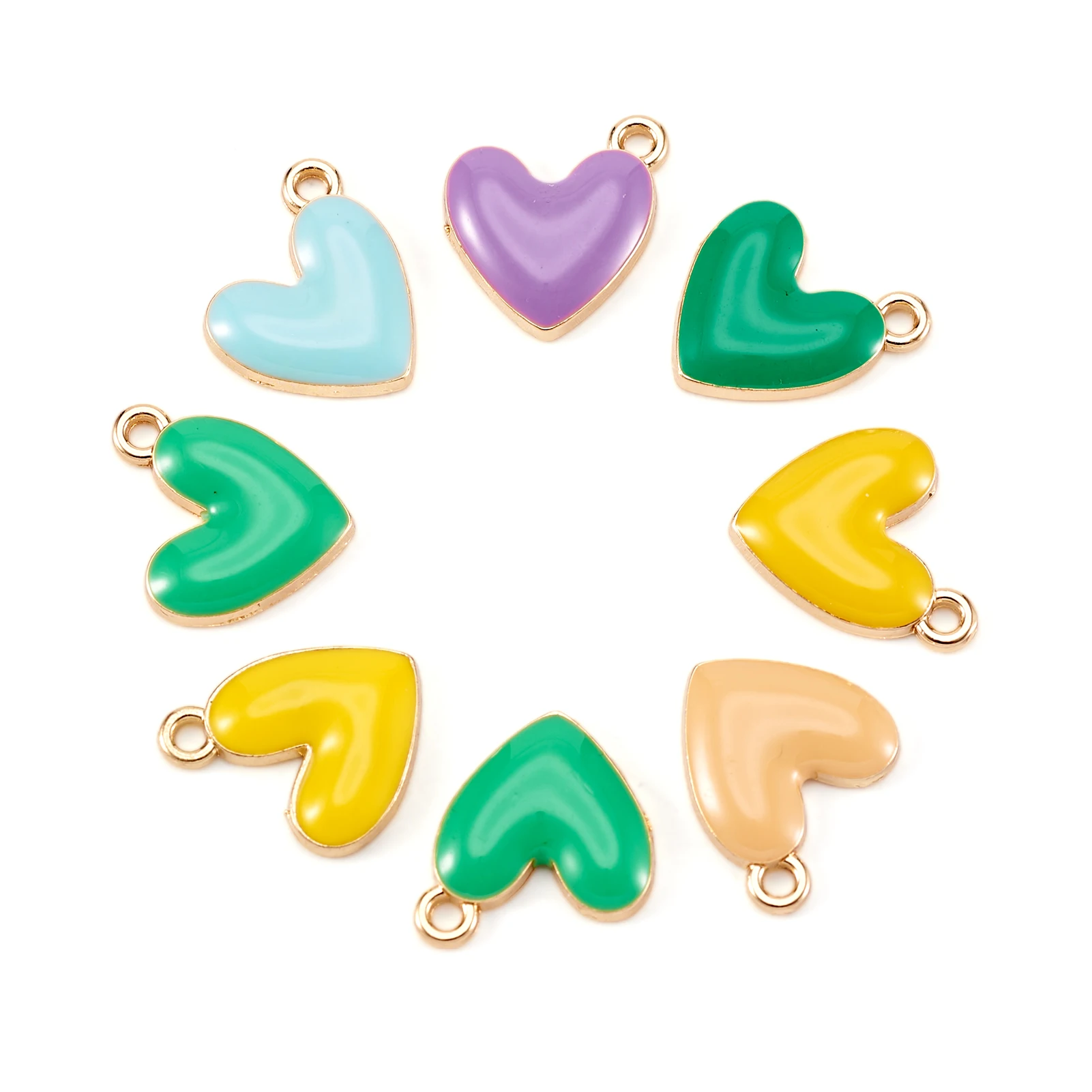 10pcs Zinc Alloy Enamel Pendant Sweet Heart Charms For DIY Gift Earrings Necklaces Bracelets Jewelry Making Accessories
10pcs Zinc Alloy Enamel Pendant Sweet Heart Charms For DIY Gift Earrings Necklaces Bracelets Jewelry Making Accessories