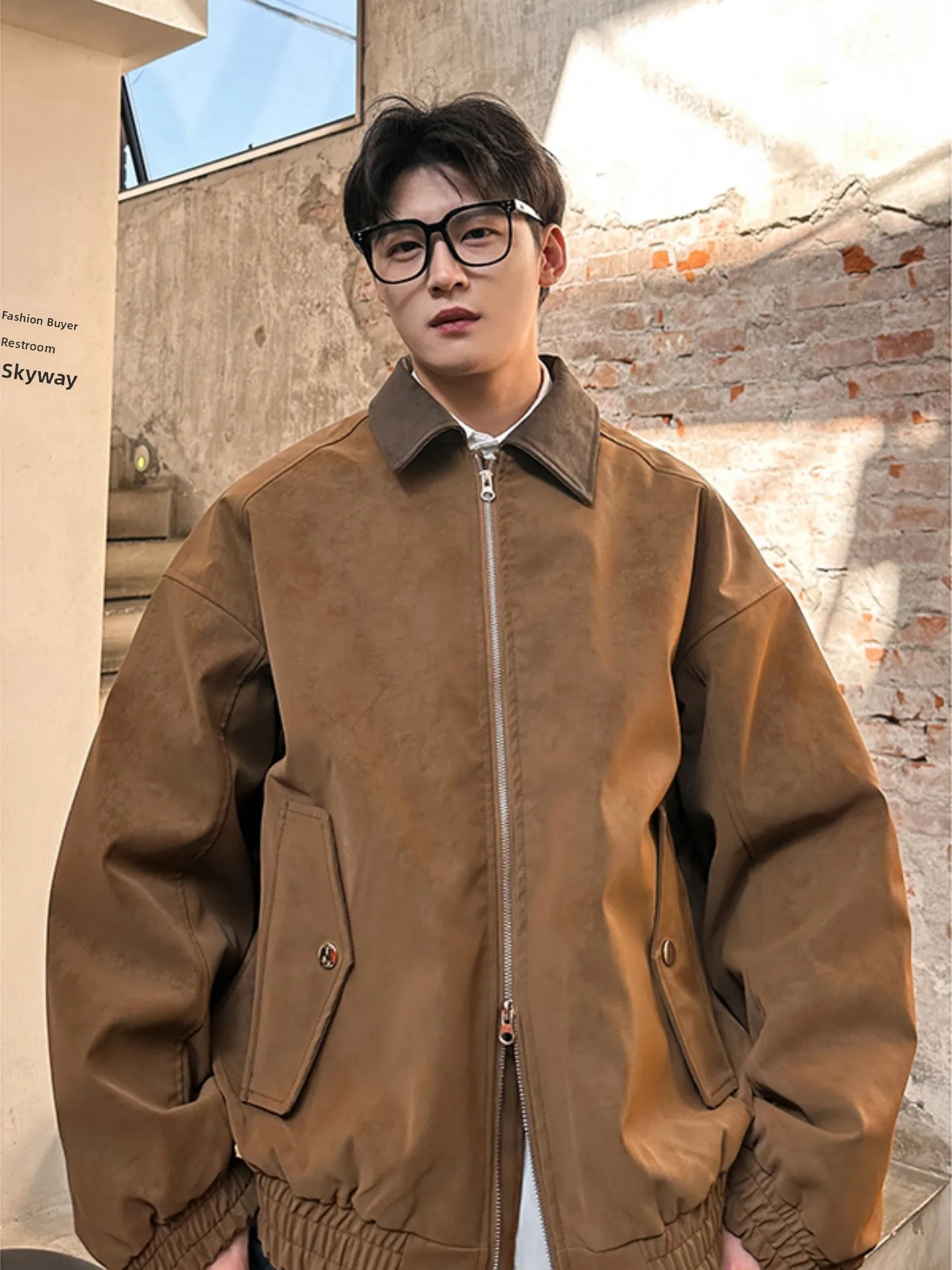 Men's Thiened Winter Jaet Leather Coat down Filling Collar Stand Collar Contrast Color PU Leather Cotton Inner Teenagers ...
Men's Thiened Winter Jaet Leather Coat down Filling Collar Stand Collar Contrast Color PU Leather Cotton Inner Teenagers ...