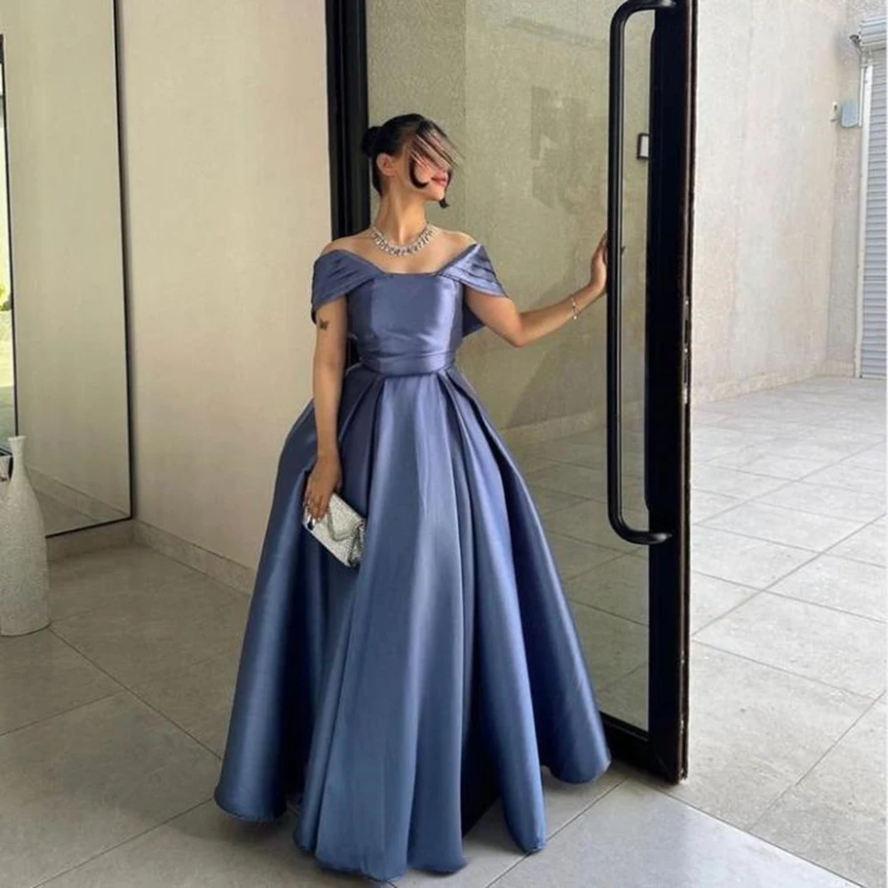 Customized Off the Shoulder Crystal Draped Baby Blue Backless Satin Evening Dresses Sleeveless Pleat Floor Length Party Gown
Customized Off the Shoulder Crystal Draped Baby Blue Backless Satin Evening Dresses Sleeveless Pleat Floor Length Party Gown