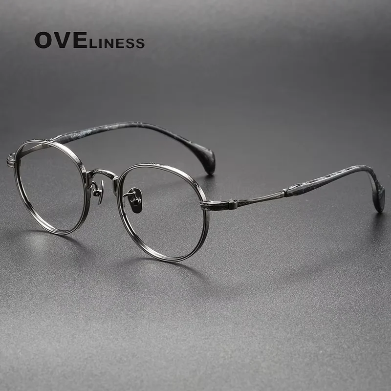 Pure Titanium Glasses Frame Men Retro Round Prescription Eyeglasses frames Women 2026 Vintage Myopia Optical Eyewear Spectacles
Pure Titanium Glasses Frame Men Retro Round Prescription Eyeglasses frames Women 2026 Vintage Myopia Optical Eyewear Spectacles