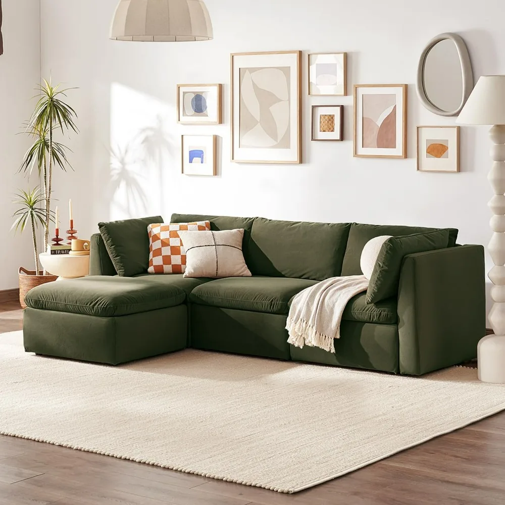 Oversized Modular Sectional Sofa with Fully Removable Covers and Storage,Convertible U & L Shaped Sectionals, Modern Cloud Couch
Oversized Modular Sectional Sofa with Fully Removable Covers and Storage,Convertible U & L Shaped Sectionals, Modern Cloud Couch