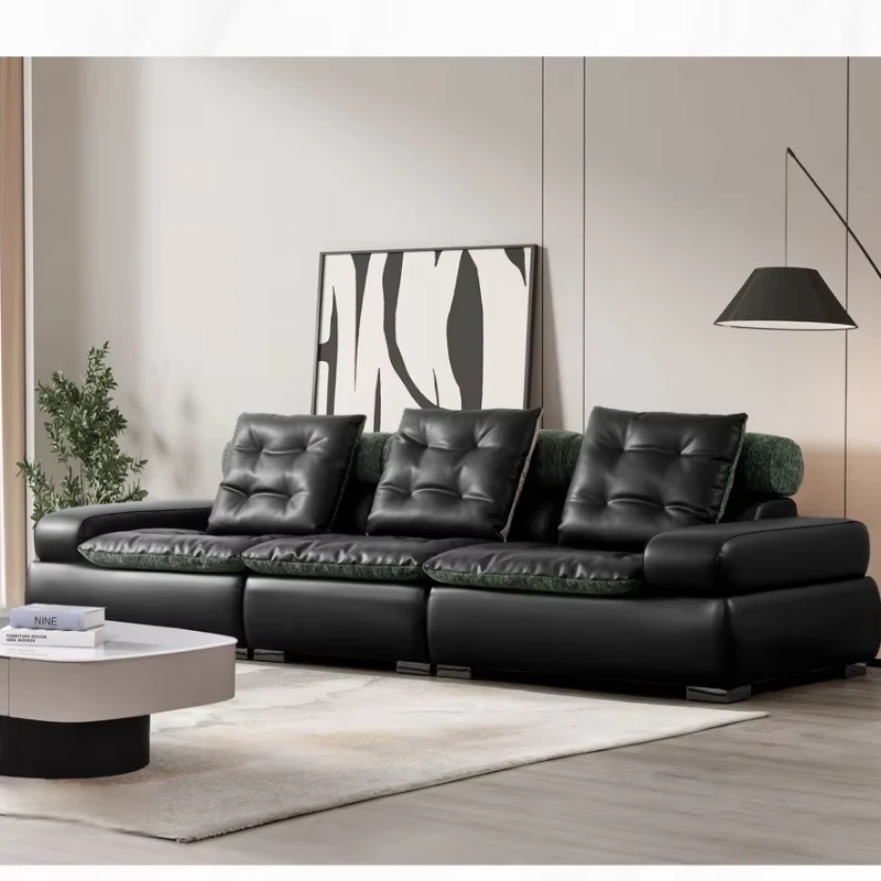 Classic hotel living room furniture - luxurious and comfortable leather sofa
Classic hotel living room furniture - luxurious and comfortable leather sofa