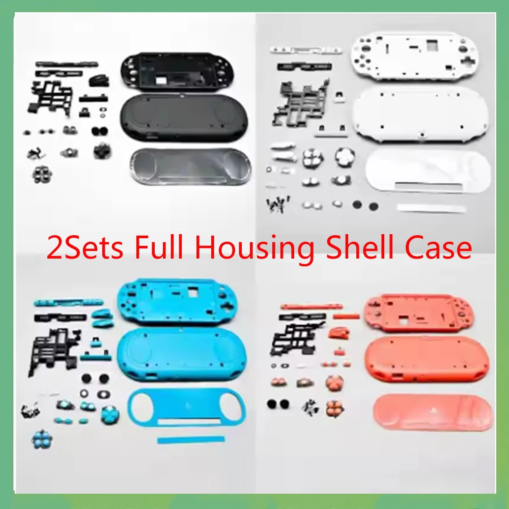 2Sets For PSV 2000 Full Housing Shell Cover Psvita 2000-PCH Sets Front Faceplate Case with Buttons Kit Replacement For PSV2000
2Sets For PSV 2000 Full Housing Shell Cover Psvita 2000-PCH Sets Front Faceplate Case with Buttons Kit Replacement For PSV2000