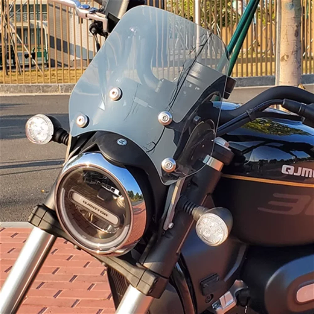 windshield modification motorcycle travel For QJMOTOR SRV300 high front windshield retro windshield with navigation bracket
windshield modification motorcycle travel For QJMOTOR SRV300 high front windshield retro windshield with navigation bracket