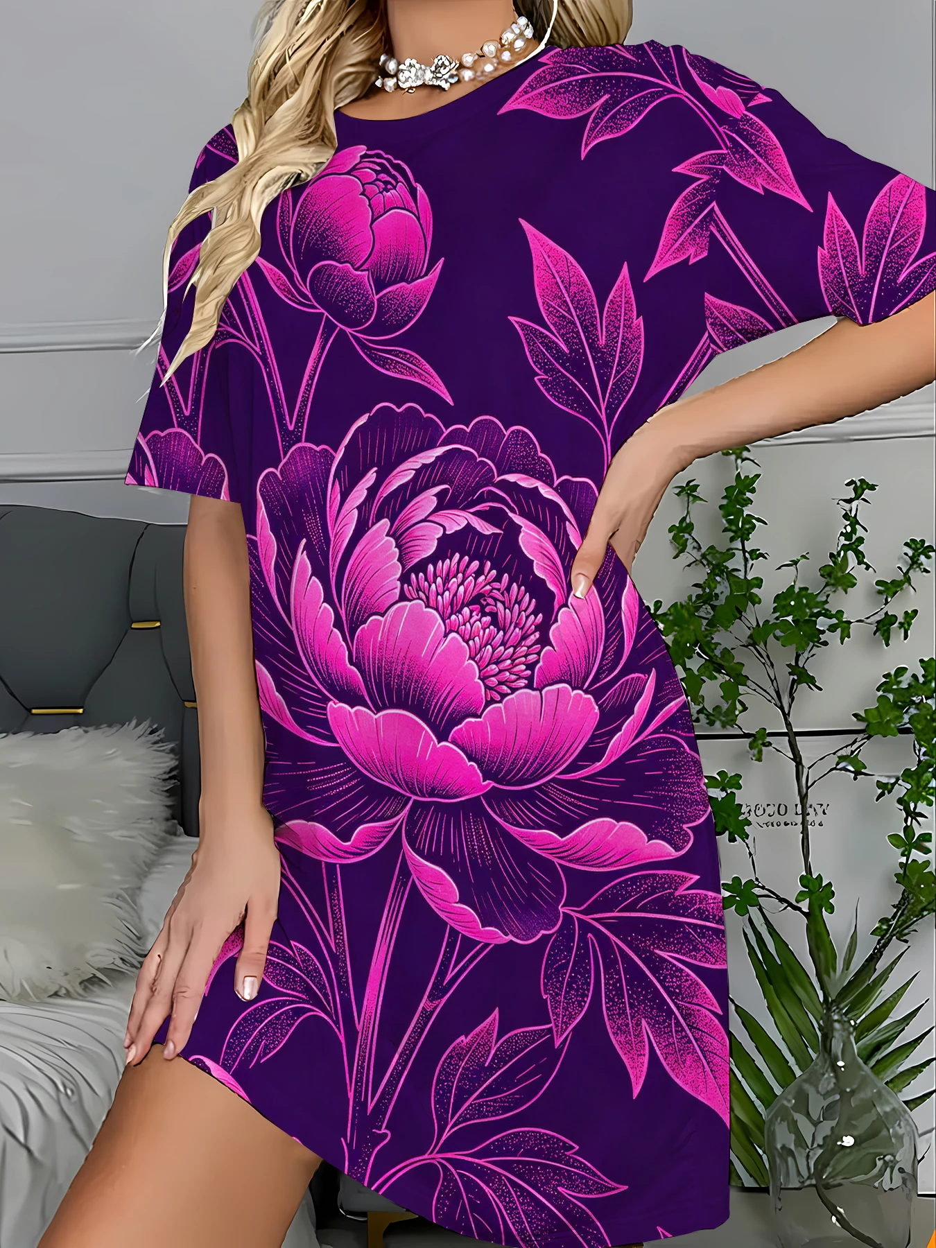 Y2K Graphic Print Sleep T-Shirt Dress Women Loose Loungewear Nightgown
Y2K Graphic Print Sleep T-Shirt Dress Women Loose Loungewear Nightgown
