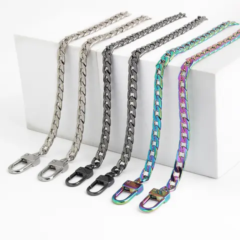 10 meters 4 colors 9mm wide oval chains metal DIY chain handmade handbags chain