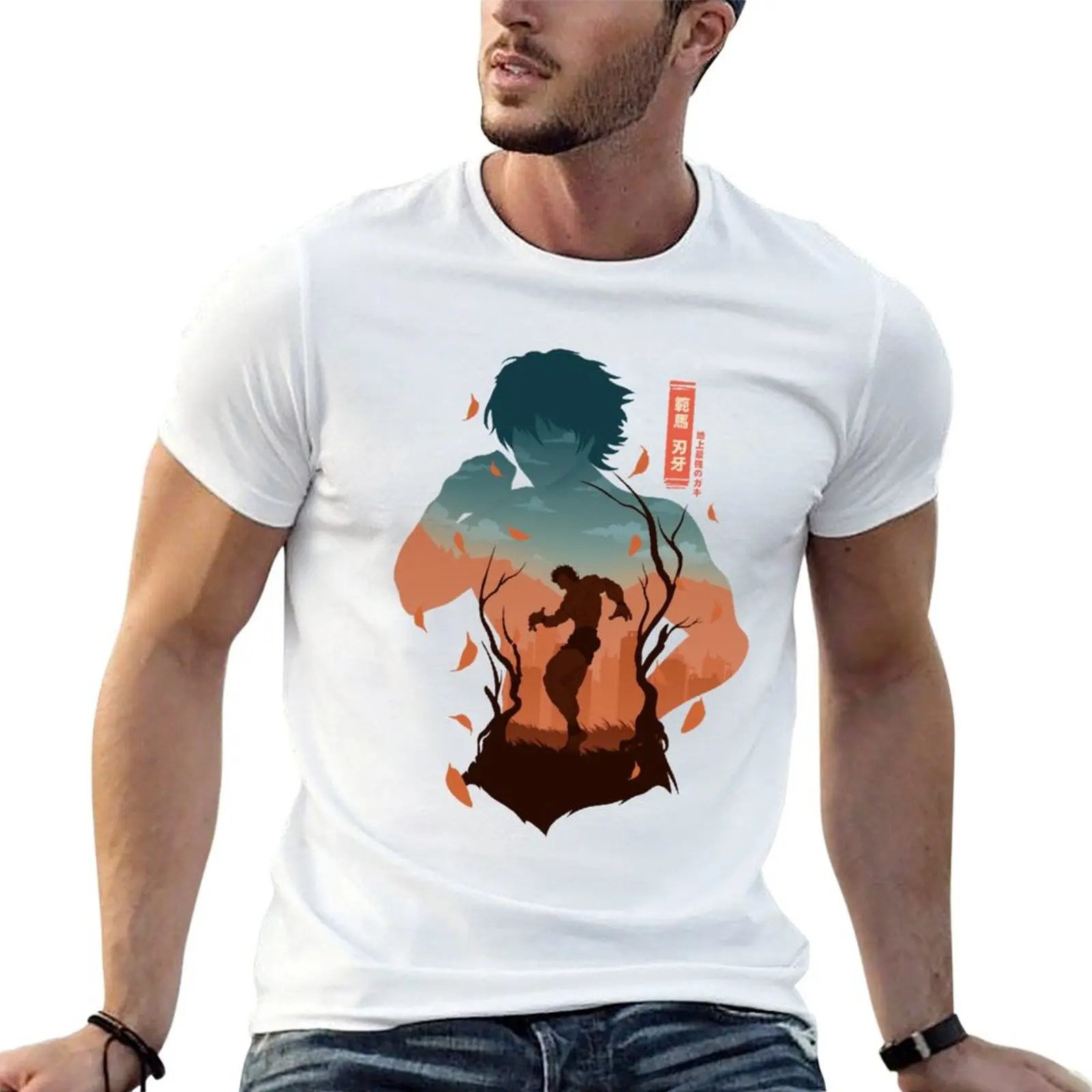 Baki Hanma Silhouette T-Shirt mens graphic t shirts man t shirt cotton high quality t shirts for man slim fit T-shirt
Baki Hanma Silhouette T-Shirt mens graphic t shirts man t shirt cotton high quality t shirts for man slim fit T-shirt