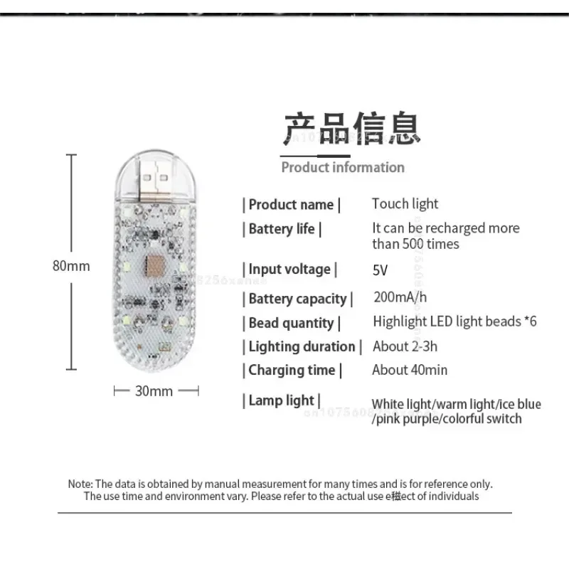 LED Car Mini Touch Light USB Charging Portable Auto Roof Ceiling Reading Night Lamp Wireless Car Decoration Ambinet Light
LED Car Mini Touch Light USB Charging Portable Auto Roof Ceiling Reading Night Lamp Wireless Car Decoration Ambinet Light