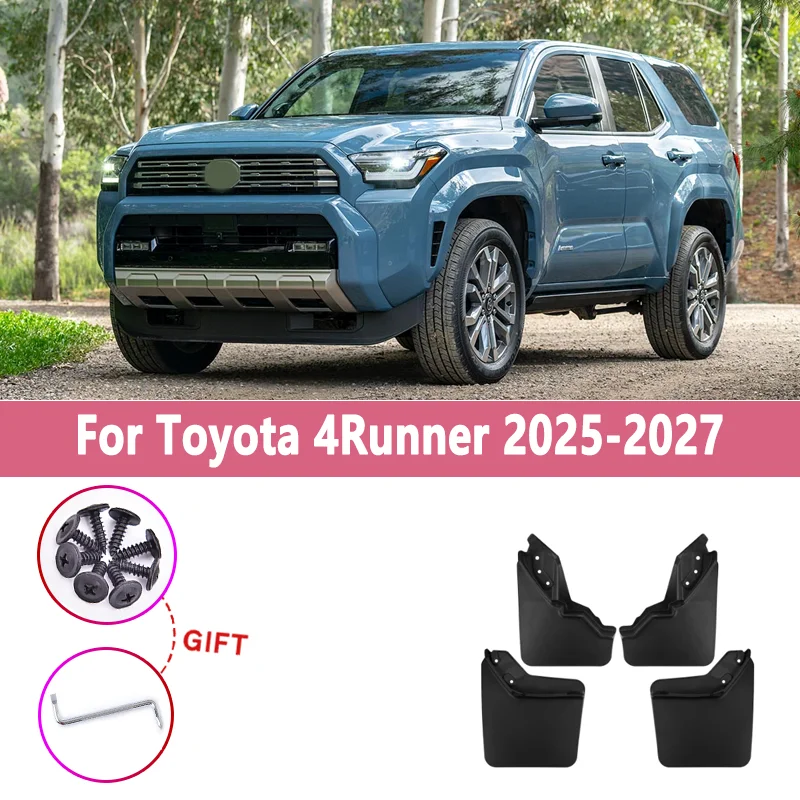 Брызговики для Toyota 4Runner N500 MK6 2025-2027, 4 шт./компл., защита от брызг, автомобильные аксессуары
Брызговики для Toyota 4Runner N500 MK6 2025-2027, 4 шт./компл., защита от брызг, автомобильные аксессуары