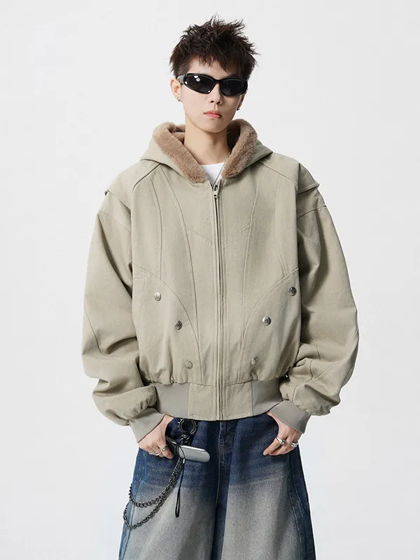 Trendy Brand Men's Cotton Jaet Hooded ort Warm American Sle Winter Streetwear Workwear Coat Loose Fit Youth Faion
Trendy Brand Men's Cotton Jaet Hooded ort Warm American Sle Winter Streetwear Workwear Coat Loose Fit Youth Faion