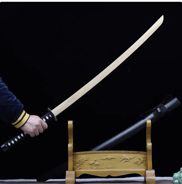 Качественный японский самурай Katana Juhe Sword Log, бамбуковое лезвие, физические упражнения, тренировка, реквизит для косплея, не острый
Качественный японский самурай Katana Juhe Sword Log, бамбуковое лезвие, физические упражнения, тренировка, реквизит для косплея, не острый