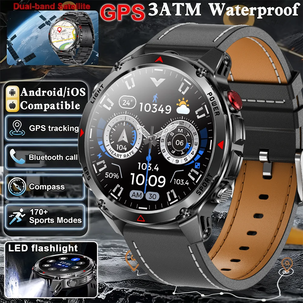 DAORKOW NEW Smartwatch Bluetooth call LED flashlight Outdoor Sports Compass Health Monitoring 540mAh Large Battery Smartwatch
DAORKOW NEW Smartwatch Bluetooth call LED flashlight Outdoor Sports Compass Health Monitoring 540mAh Large Battery Smartwatch