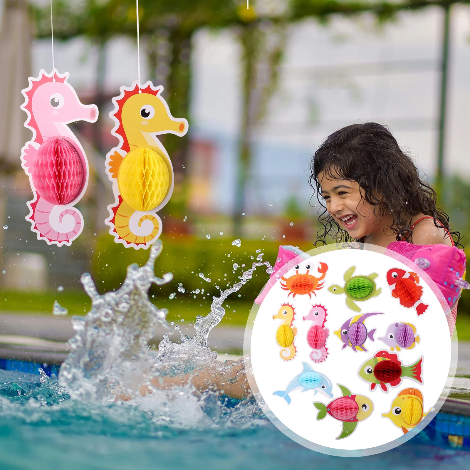 11Pcs Under The Sea Party Decorations Ocean Themed Honeycomb Centerpieces Beach Gathering Summer Event Decoration
11Pcs Under The Sea Party Decorations Ocean Themed Honeycomb Centerpieces Beach Gathering Summer Event Decoration