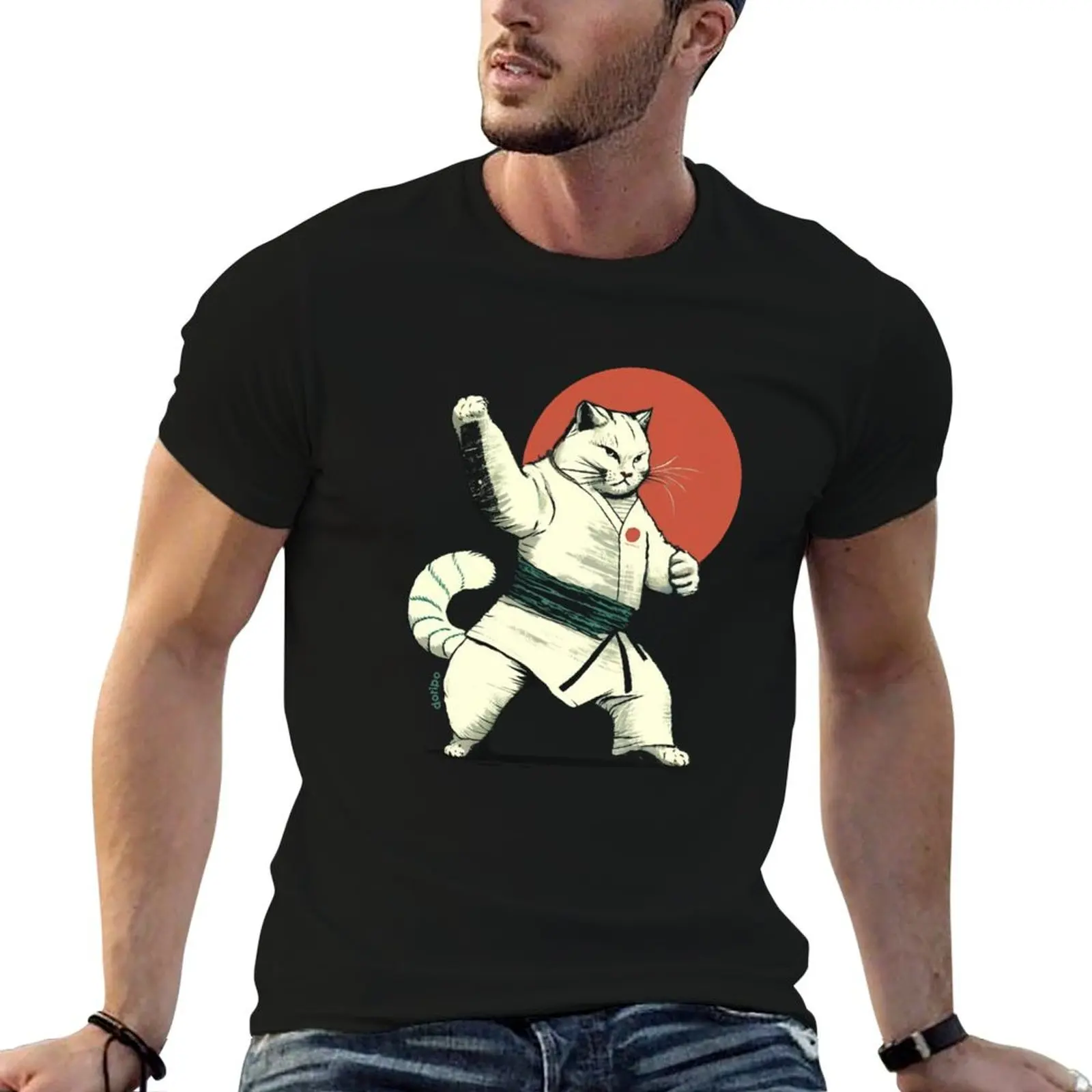 Karate Cat T-Shirt man t shirts for men casual man t shirt cotton high quality t shirts cotton 100% T-shirt
Karate Cat T-Shirt man t shirts for men casual man t shirt cotton high quality t shirts cotton 100% T-shirt