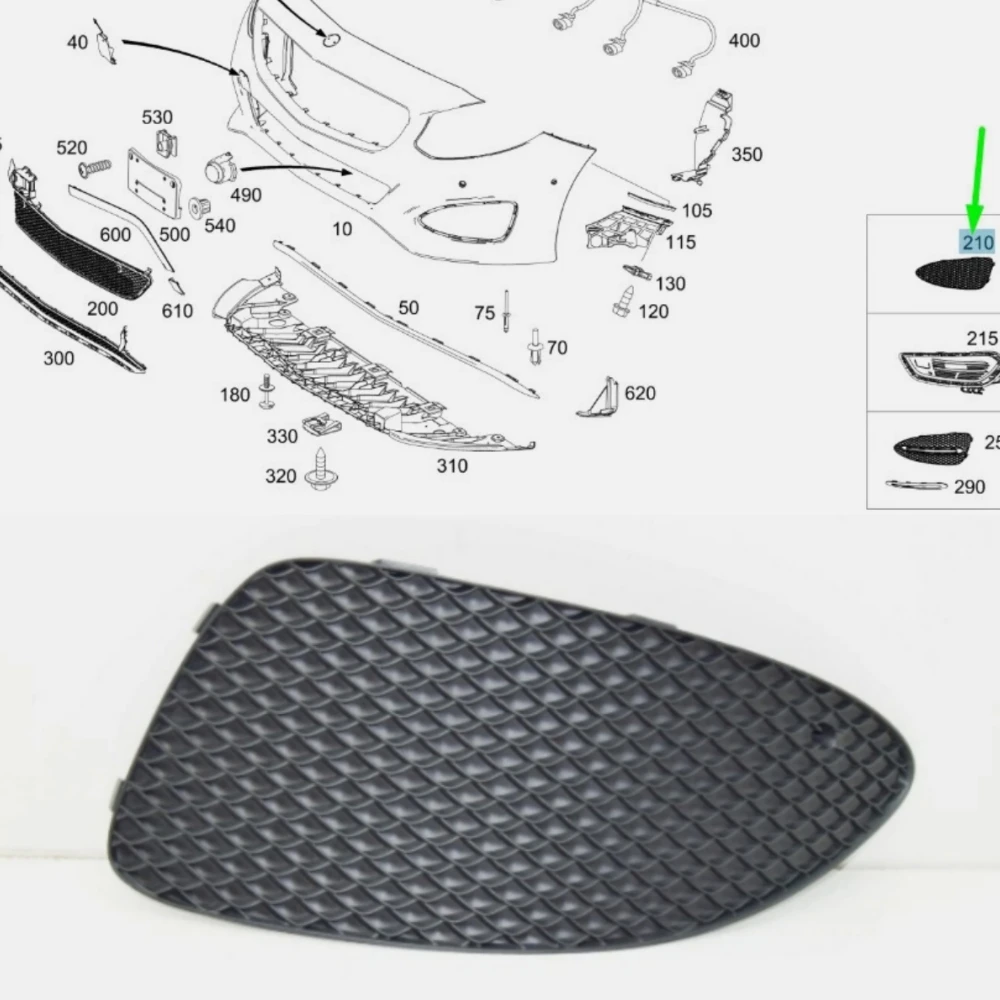 Front bumper grille cover A2468852522 A2468852622 For Mercedes Benz B-Class W246 2015-2018 Low configuration
Front bumper grille cover A2468852522 A2468852622 For Mercedes Benz B-Class W246 2015-2018 Low configuration