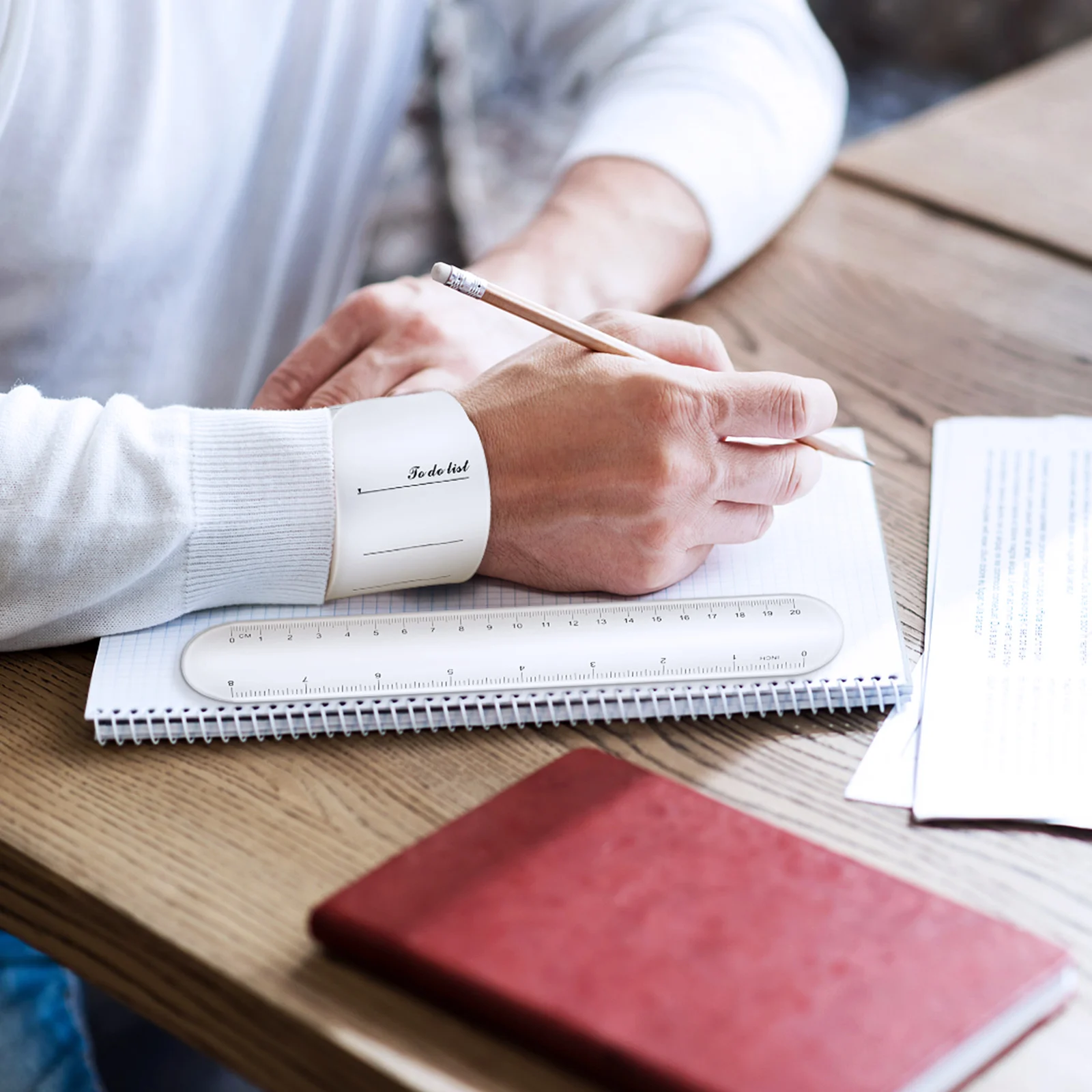 2 Pcs Memo Circle Bracelet Reusable Notes Wristband Silica Gel Bands 238x45 Dual Sided Writing Ruler Notepad Dry Erase Task
2 Pcs Memo Circle Bracelet Reusable Notes Wristband Silica Gel Bands 238x45 Dual Sided Writing Ruler Notepad Dry Erase Task