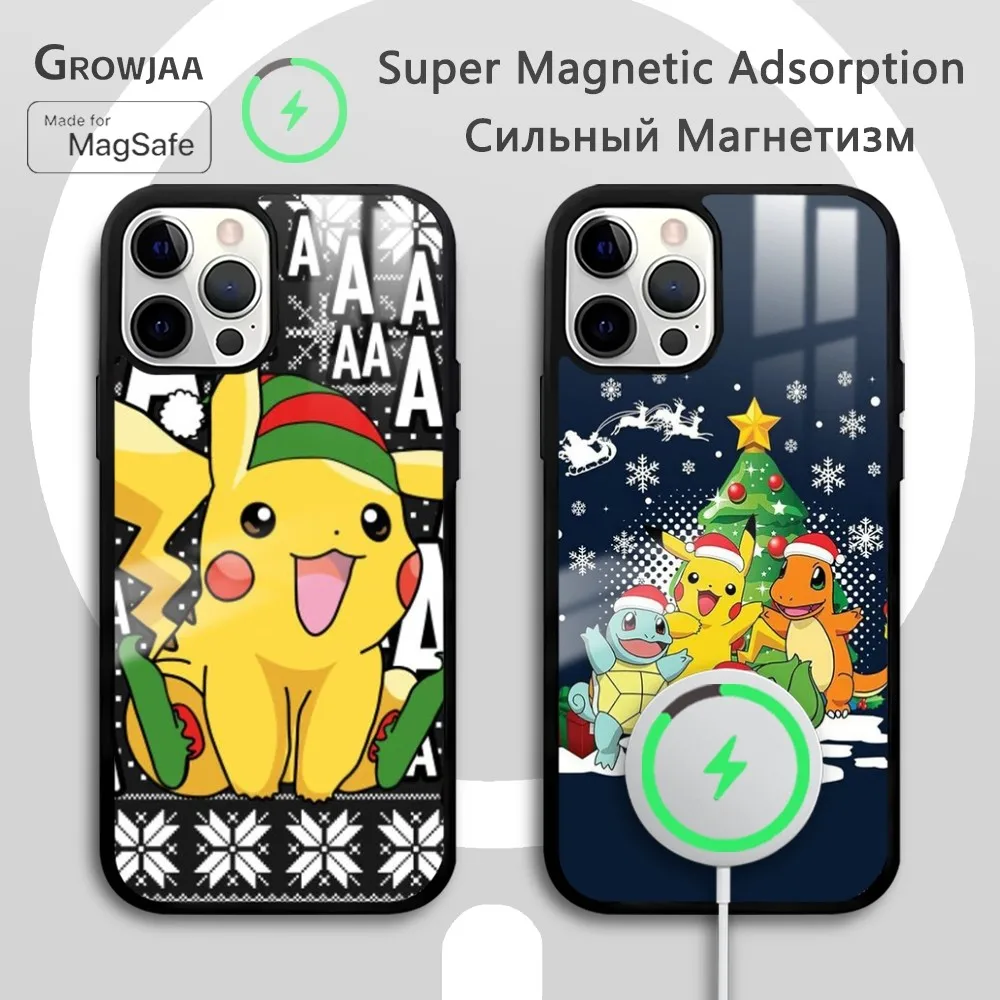 Pikachu Christmas Magsafe Phone Case For iPhone 15 14 13 12 11 Pro Max Plus Mini Mirror Wireless Charging Funda Magnetic Cover
Pikachu Christmas Magsafe Phone Case For iPhone 15 14 13 12 11 Pro Max Plus Mini Mirror Wireless Charging Funda Magnetic Cover