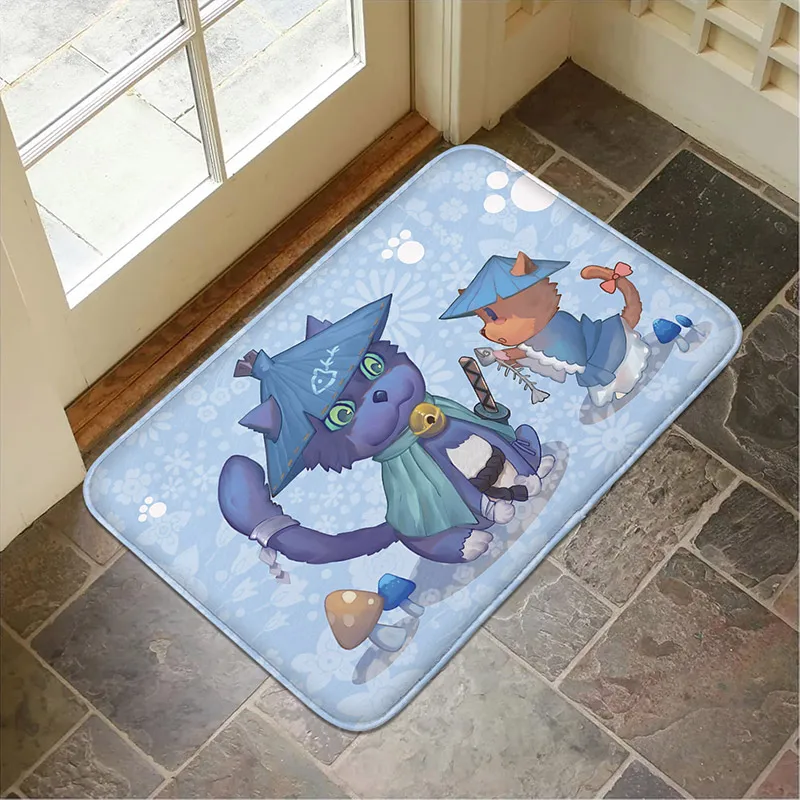 Cute cartoon cat flannel floor mat with paw print, welcome door mat with paw print, modern decoration, anti slip floor mat
Cute cartoon cat flannel floor mat with paw print, welcome door mat with paw print, modern decoration, anti slip floor mat