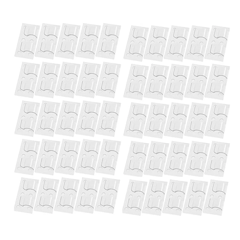 50Piece Outdoor Light Clips Wire Fixers Self-Adhesive Wire Clips Cable Organizers For String Lights Decorations Cables
50Piece Outdoor Light Clips Wire Fixers Self-Adhesive Wire Clips Cable Organizers For String Lights Decorations Cables
