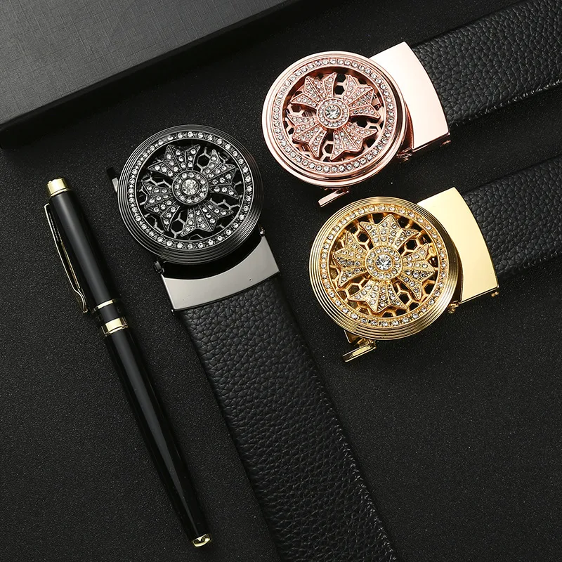 Men's belt genuine leather automatic buckle belt for young people to run trendy leather belt genuine casual cowhide belt
Men's belt genuine leather automatic buckle belt for young people to run trendy leather belt genuine casual cowhide belt