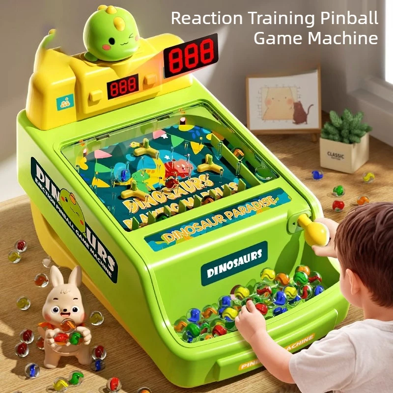 Kids Pinball Machine Toy 40 Balls Electronic Party Games Reaction Training Interactive Desktop Toy Boys Girls Birthday Gift
Kids Pinball Machine Toy 40 Balls Electronic Party Games Reaction Training Interactive Desktop Toy Boys Girls Birthday Gift