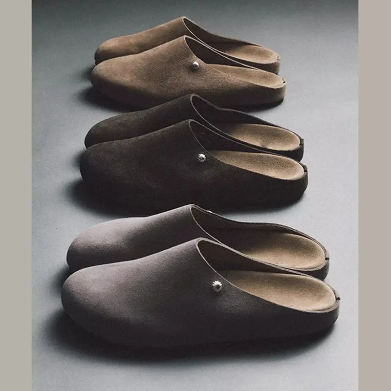 Men's Summer Thick Bottom Slip-On Style Outdoor Casual Fashion Mules Lightweight round Toe Flat Heel Rubber Sole
Men's Summer Thick Bottom Slip-On Style Outdoor Casual Fashion Mules Lightweight round Toe Flat Heel Rubber Sole