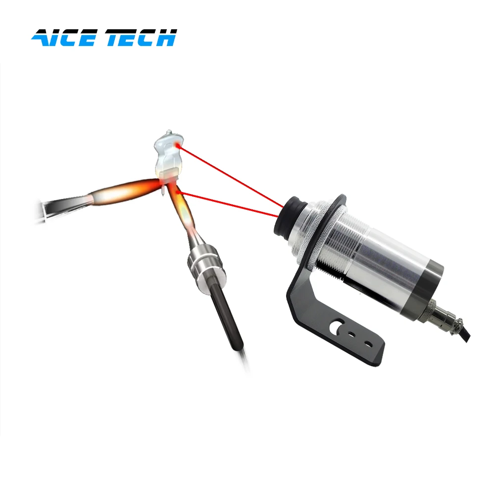 Aviation Connector Infrared Millisecond Response Probe Industrial High Precision Temperature Sensor