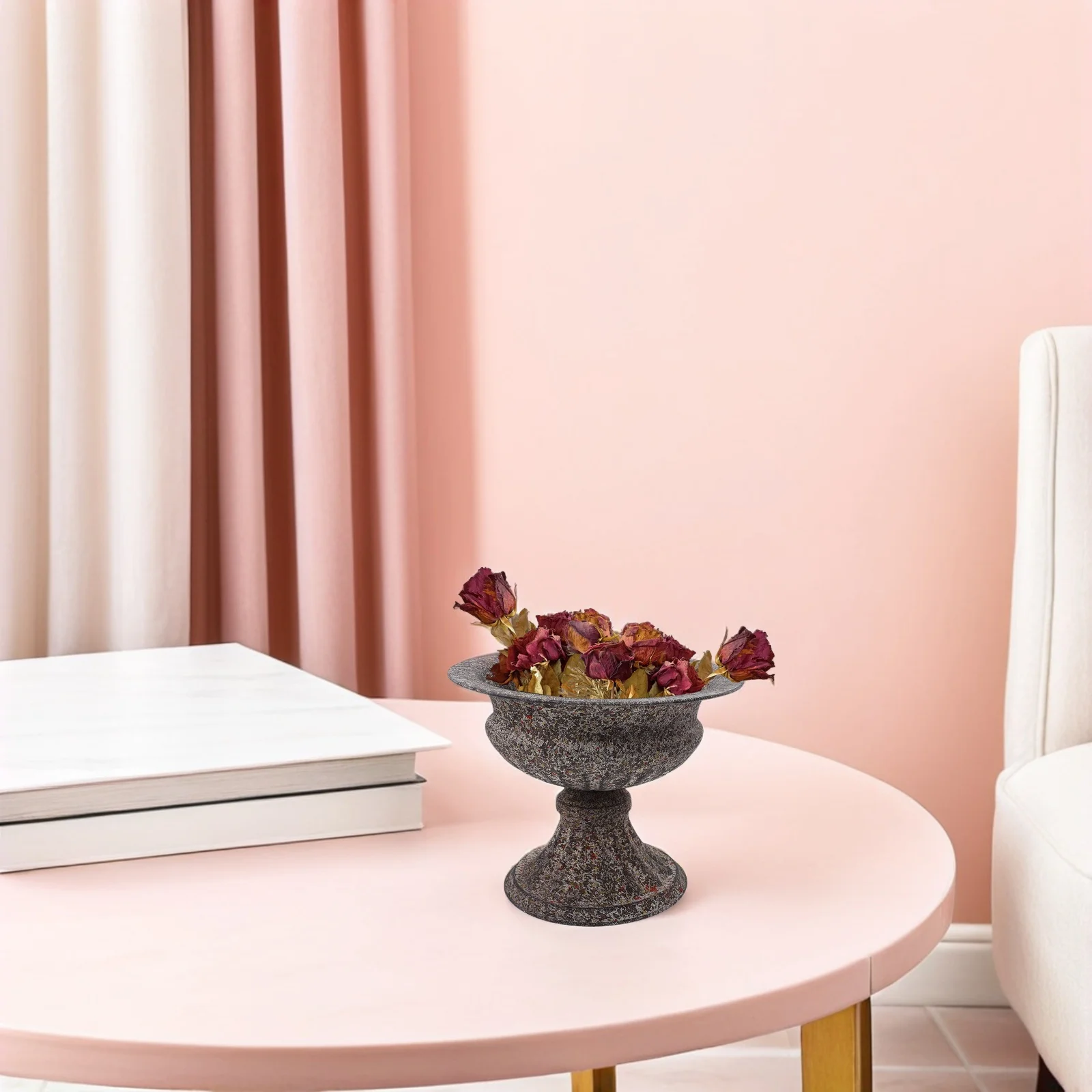 Retro Iron Urn Vase Vintage Decorative Flower Vase For Dried Flowers French Farmhouse Wedding Centerpiece Tabletop Plant
Retro Iron Urn Vase Vintage Decorative Flower Vase For Dried Flowers French Farmhouse Wedding Centerpiece Tabletop Plant