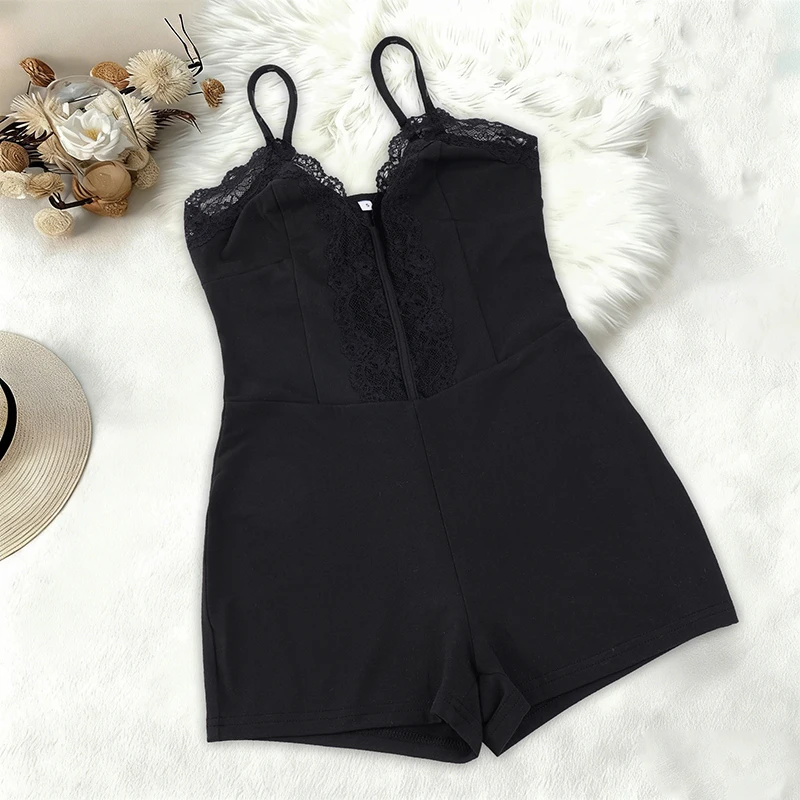 IAMSURE-Y2K Aesthetics Lace Patchwork V-Neck Straps Playsuits Women Summer Sexy Backless One Piece Clothes Fashion Streetwears
IAMSURE-Y2K Aesthetics Lace Patchwork V-Neck Straps Playsuits Women Summer Sexy Backless One Piece Clothes Fashion Streetwears