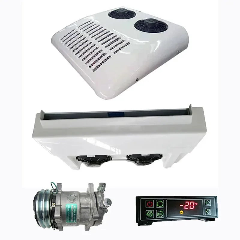 Маленькие холодильные устройства для фургонов, большое охлаждающее крепление на крыше, морозильная камера, холодильное оборудование для фургонов для грузовиков 
Маленькие холодильные устройства для фургонов, большое охлаждающее крепление на крыше, морозильная камера, холодильное оборудование для фургонов для грузовиков