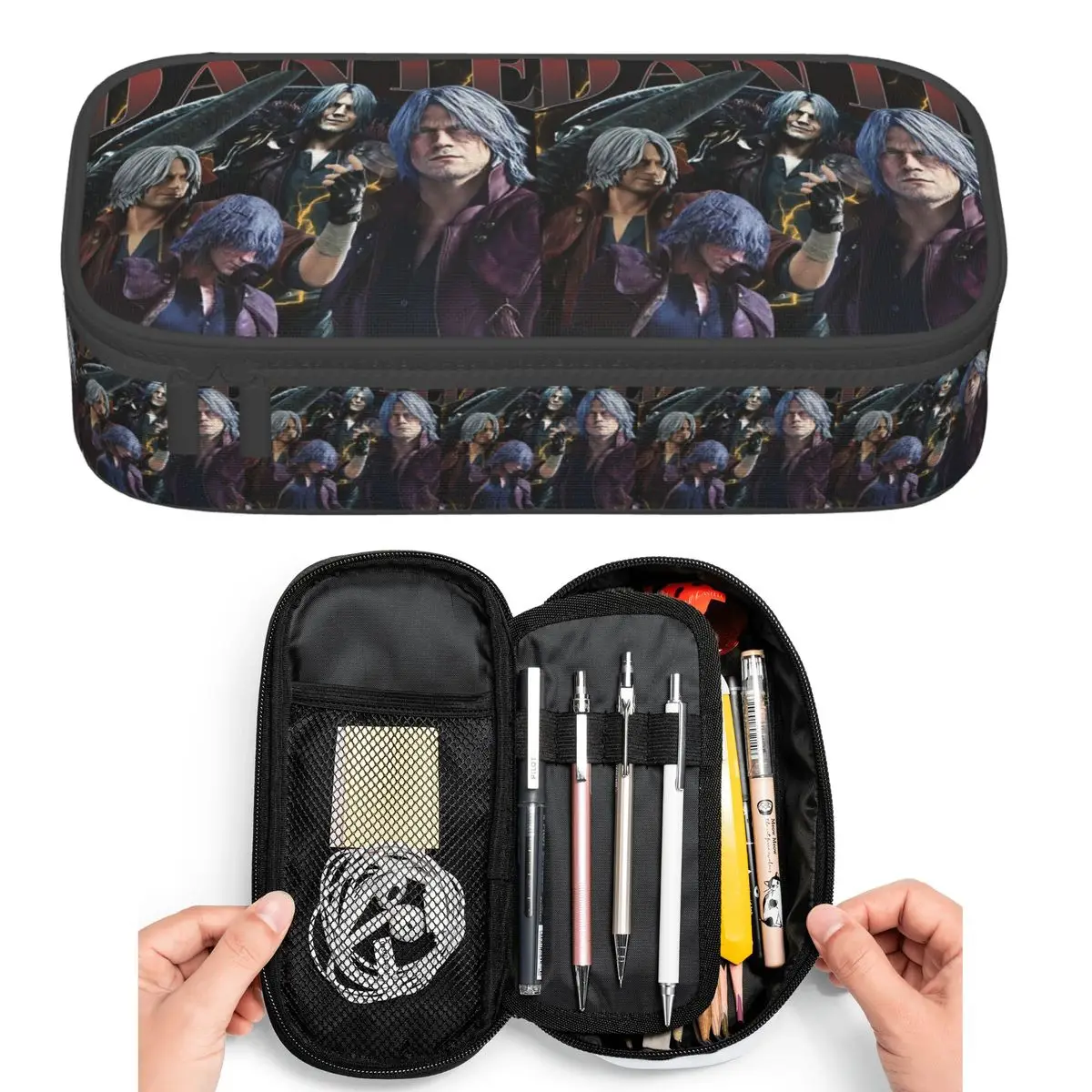 Limited Dante Devil May Cry Pencil Cases for Students Pen Box Pencil Bag Big Capacity Pencil Pouch Pen Holder
Limited Dante Devil May Cry Pencil Cases for Students Pen Box Pencil Bag Big Capacity Pencil Pouch Pen Holder