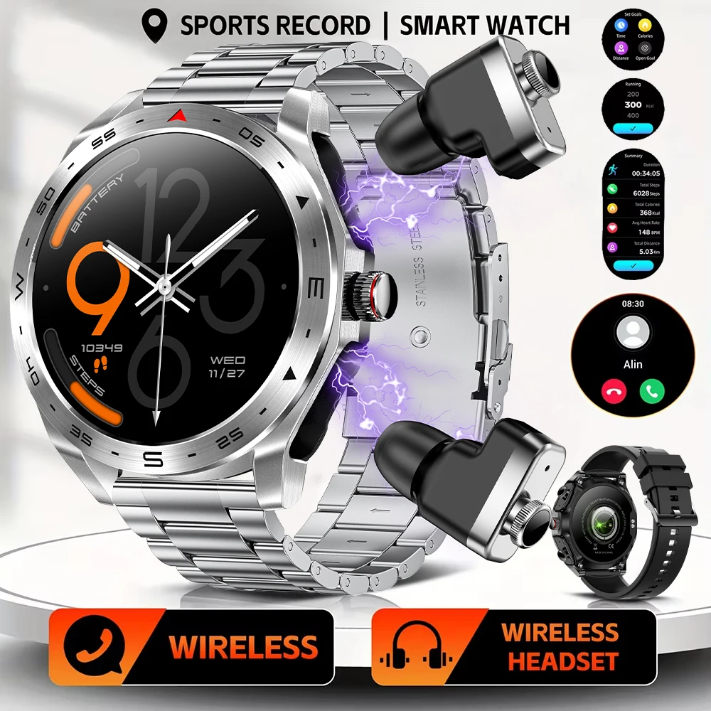 LIGE TWS Earbuds Bluetooth Headset Smartwatch Women Speaker Tracker Music Sport Watches Men Waterproof Smart Watch AMOLED Screen
LIGE TWS Earbuds Bluetooth Headset Smartwatch Women Speaker Tracker Music Sport Watches Men Waterproof Smart Watch AMOLED Screen
