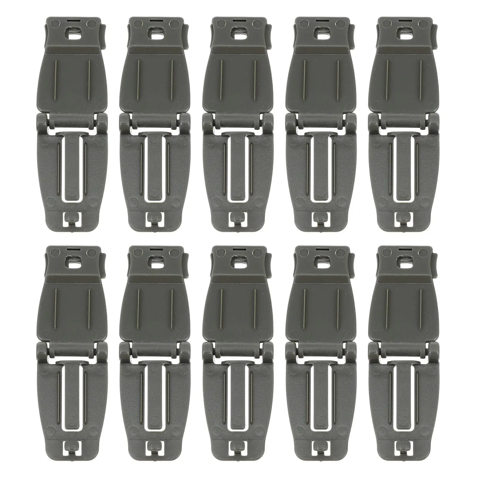 12 Pcs Backpack Buckle Webbing Connectors High Class Material Plastic Steel Nylon Bag Strap Hunting Mountaineering Camping
12 Pcs Backpack Buckle Webbing Connectors High Class Material Plastic Steel Nylon Bag Strap Hunting Mountaineering Camping