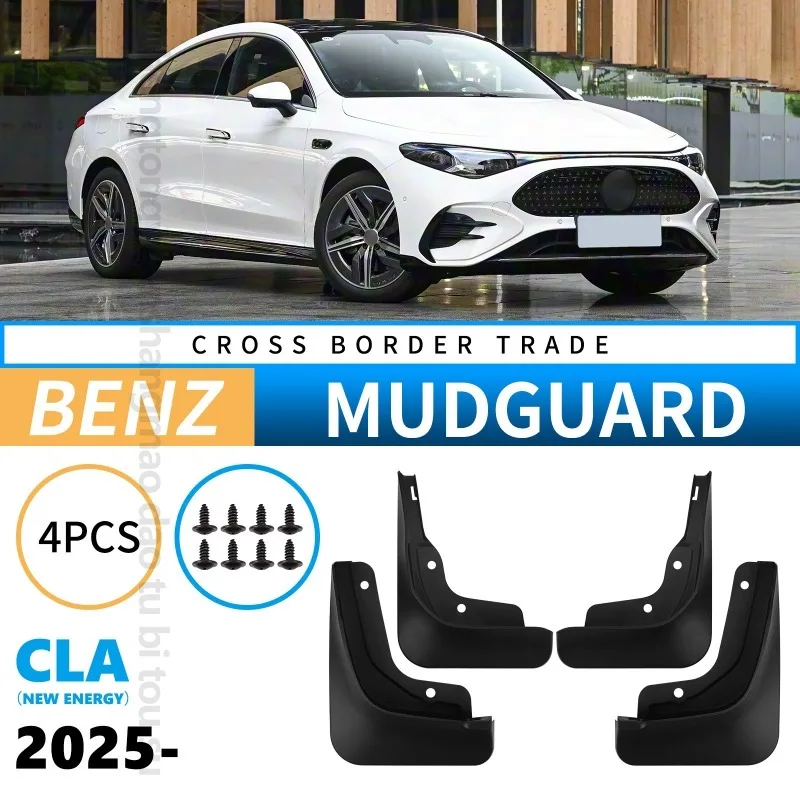 Mudguards Fenders for Mercedes Benz CLA Pure Electric 2025 Black ABS Exterior Car Accessories Tire Protection Vehicle Decor
Mudguards Fenders for Mercedes Benz CLA Pure Electric 2025 Black ABS Exterior Car Accessories Tire Protection Vehicle Decor