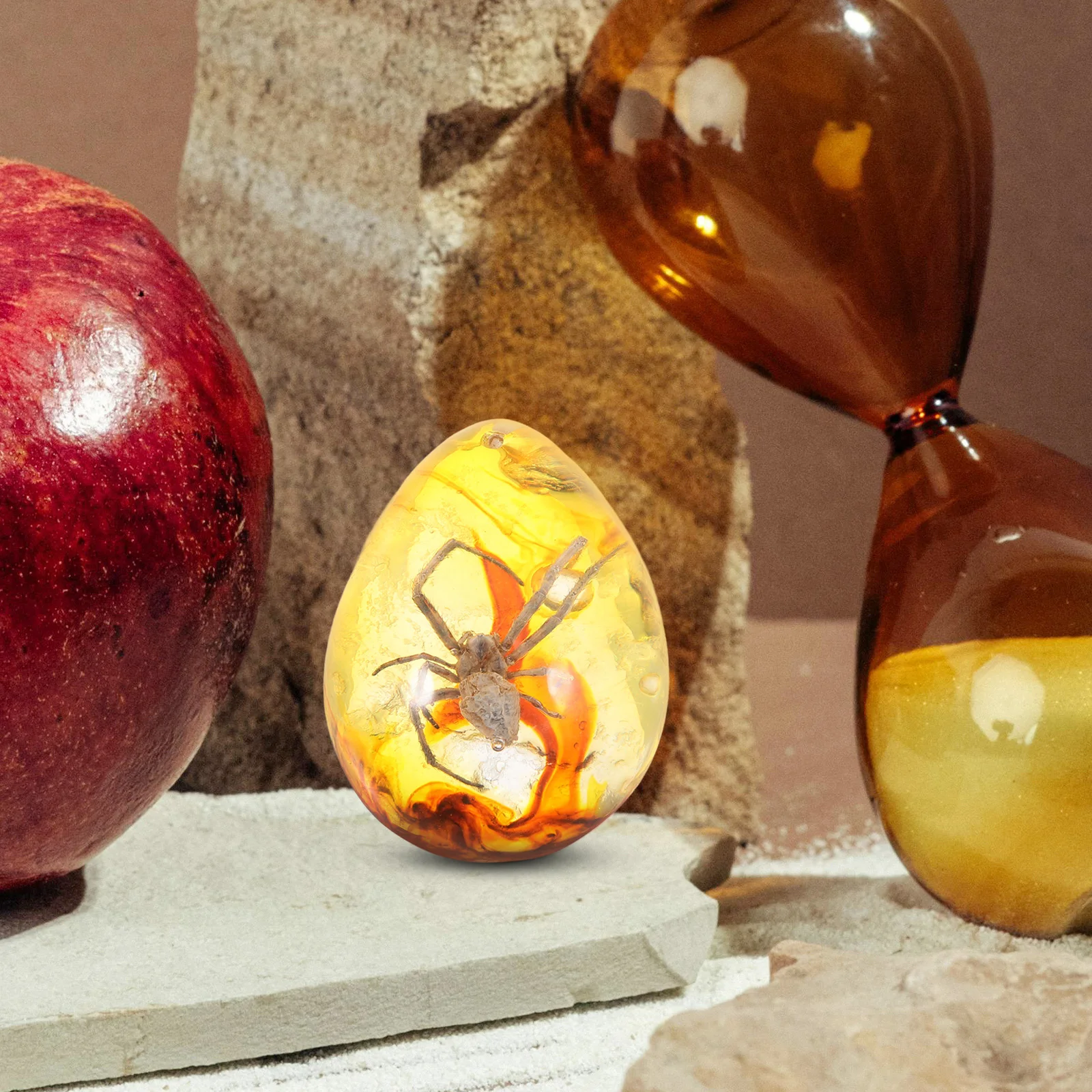 Amber Insect Specimen Oval Shape Resin Spider Craft Lightweight Portable Creative Design Jewelry Decoration DIY Projects
Amber Insect Specimen Oval Shape Resin Spider Craft Lightweight Portable Creative Design Jewelry Decoration DIY Projects