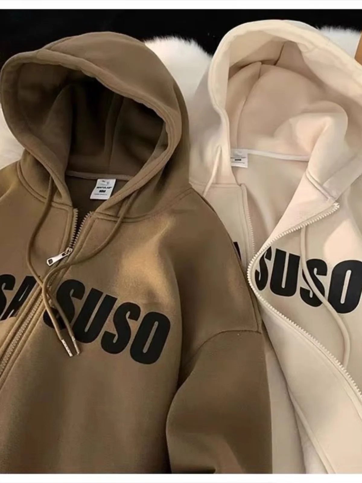 Men's Oversize Hooded Fleece Jacket American Retro Style Long Sleeve Sweatshirt Cardigan Thickened Autumn Winter New Arrival
Men's Oversize Hooded Fleece Jacket American Retro Style Long Sleeve Sweatshirt Cardigan Thickened Autumn Winter New Arrival
