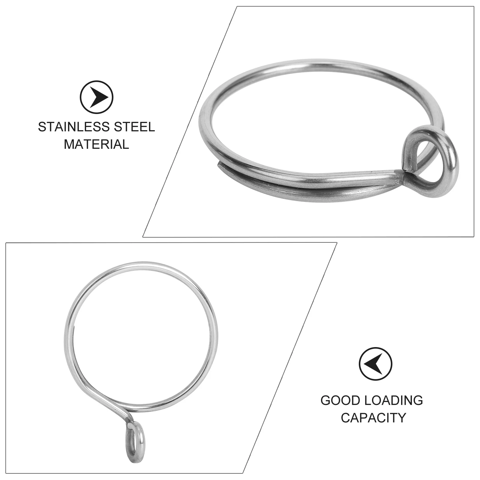 36Pcs Curtain Hanging Rings Metal Reinforced Circles for Curtains Drapes Roman Blinds Bathroom Bedroom Window Treatment Tools
36Pcs Curtain Hanging Rings Metal Reinforced Circles for Curtains Drapes Roman Blinds Bathroom Bedroom Window Treatment Tools