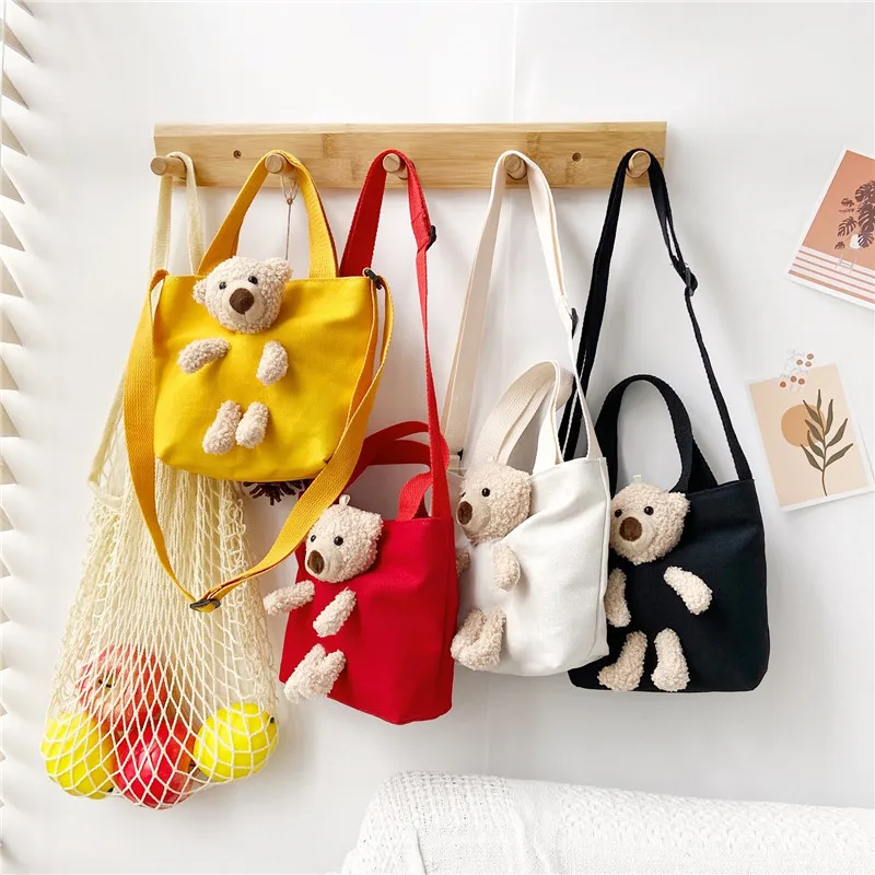 Children Canvas Bag Cute Kindergarten Student Messenger Bag Shoulder Bag Bear Toddler Girl Coin Purse Cute Baby Handbag
Children Canvas Bag Cute Kindergarten Student Messenger Bag Shoulder Bag Bear Toddler Girl Coin Purse Cute Baby Handbag