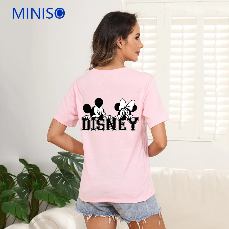 Print Women's Short Sleeve T-Shirt Athleisure Summer Trend Lady Tops Clothing Cartoon Disney Casual T-shirt Stitch Creative 
Print Women's Short Sleeve T-Shirt Athleisure Summer Trend Lady Tops Clothing Cartoon Disney Casual T-shirt Stitch Creative
