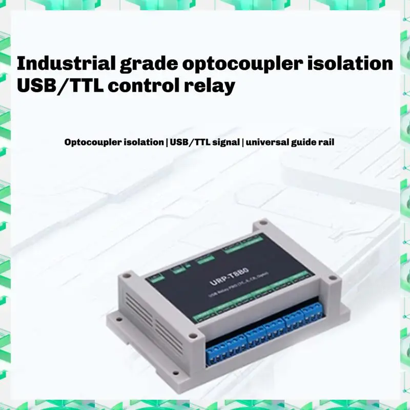 Промышленное USB-реле PRO, 8-полосное реле, изоляционная направляющая, плата управления USB/TTL, приложение для индивидуальной автоматизации
Промышленное USB-реле PRO, 8-полосное реле, изоляционная направляющая, плата управления USB/TTL, приложение для индивидуальной автоматизации